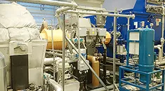 Power plant equipment room